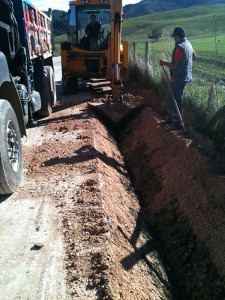 Carril del cherino - Almogia - Ejecucion de cunetas