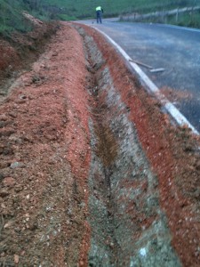 Carril del cherino - Almogia - Ejecucion de cunetas