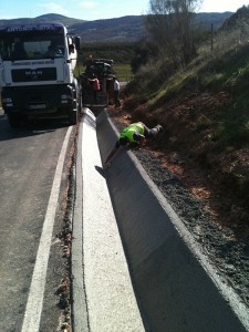 Carril del cherino - Almogia - Ejecucion de cunetas