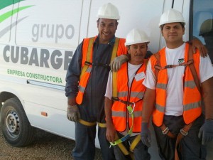 Autovia SE-40 - Sevilla, encachado de piedra en puentes